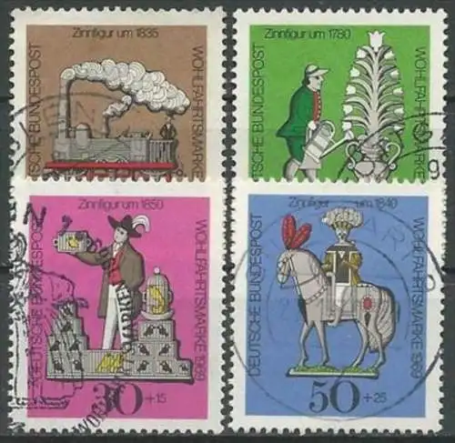 DEUTSCHLAND 1969 Mi-Nr. 604/07 o used