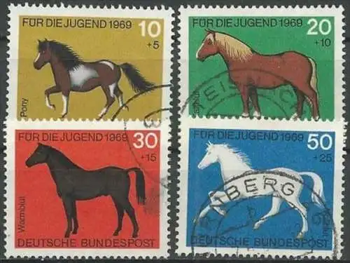 DEUTSCHLAND 1969 Mi-Nr. 578/81 o used