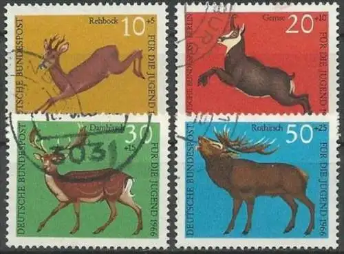 DEUTSCHLAND 1966 Mi-Nr. 511/14 o used