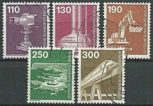 BERLIN 1982 Mi-Nr. 668/72 o used