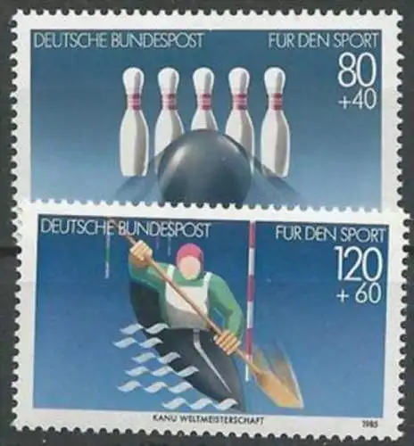 DEUTSCHLAND 1985 Mi-Nr. 1238/39 ** MNH