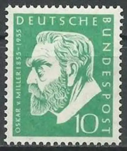 DEUTSCHLAND 1955 Mi-Nr. 209 ** MNH