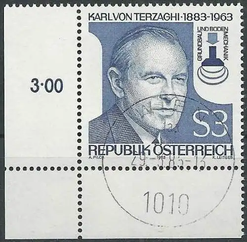 ÖSTERREICH 1983 Mi-Nr. 1753 Eckrand o used