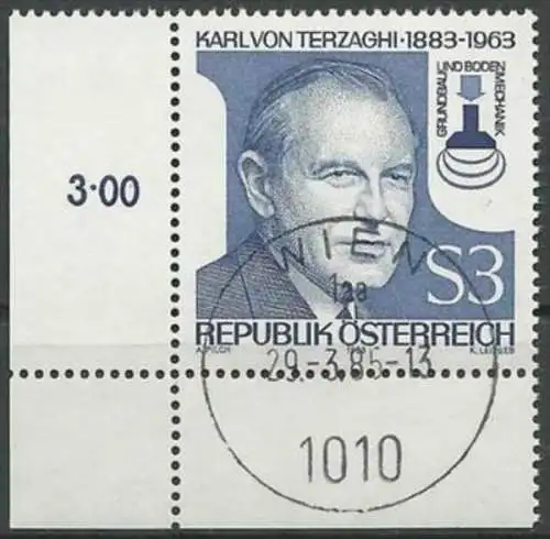 ÖSTERREICH 1983 Mi-Nr. 1753 Eckrand o used