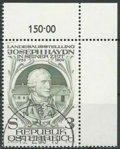 ÖSTERREICH 1982 Mi-Nr. 1704 Eckrand o used