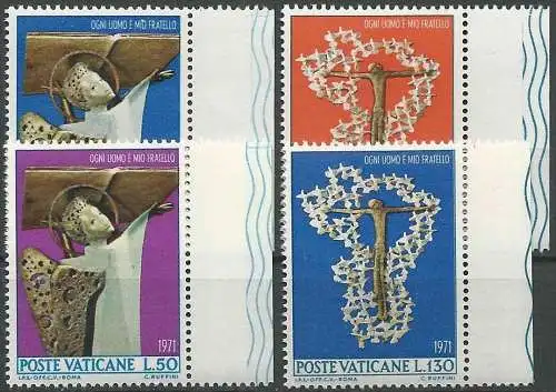 VATIKAN 1971 Mi-Nr. 577/80 ** MNH