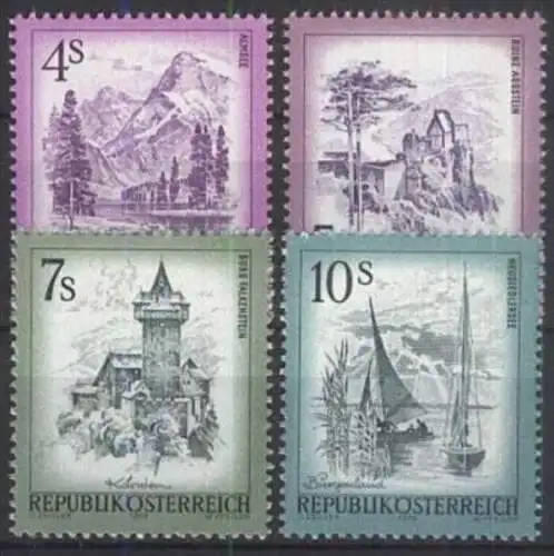 ÖSTERREICH 1973 Mi-Nr. 1430/33 ** MNH