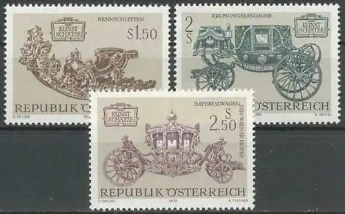ÖSTERREICH 1972 Mi-Nr. 1406/08 ** MNH