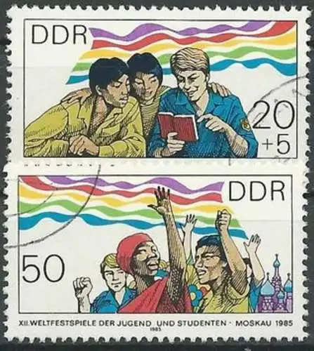DDR 1985 Mi-Nr. 2959/60 o used
