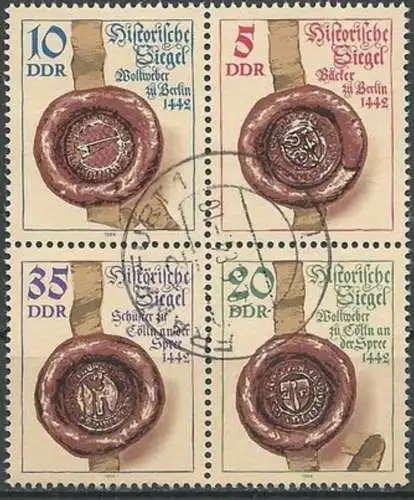 DDR 1984 Mi-Nr. 2884/87 o used