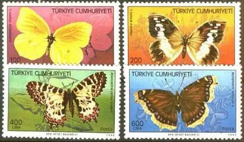 TÜRKEI 1988 Mi-Nr. 2833/36 ** MNH