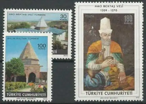 TÜRKEI 1970 Mi-Nr. 2189/91 ** MNH