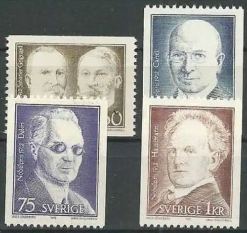 SCHWEDEN 1973 Mi-Nr. 786/89 ** MNH