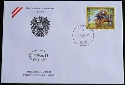 ÖSTERREICH 1999 Mi-Nr. 2293 FDC