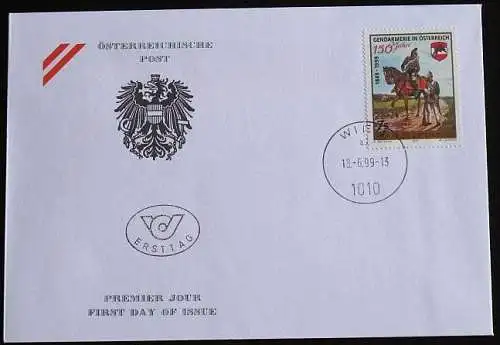 ÖSTERREICH 1999 Mi-Nr. 2287 FDC