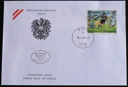 ÖSTERREICH 1999 Mi-Nr. 2278 FDC