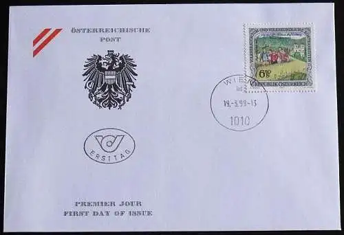 ÖSTERREICH 1999 Mi-Nr. 2275 FDC