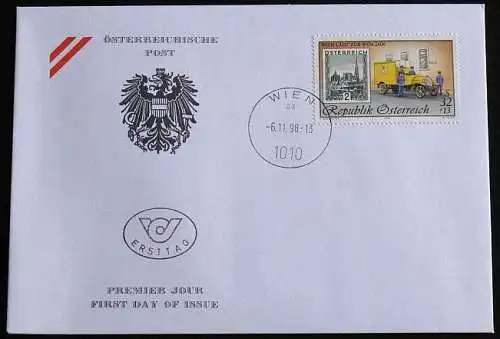 ÖSTERREICH 1998 Mi-Nr. 2270 FDC