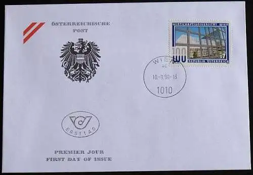 ÖSTERREICH 1998 Mi-Nr. 2264 FDC