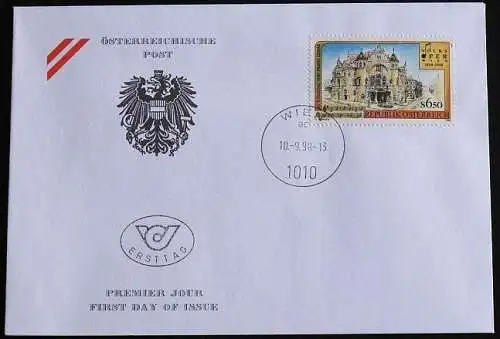 ÖSTERREICH 1998 Mi-Nr. 2263 FDC