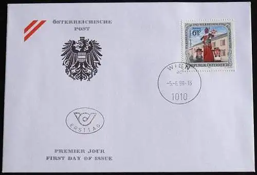 ÖSTERREICH 1998 Mi-Nr. 2258 FDC