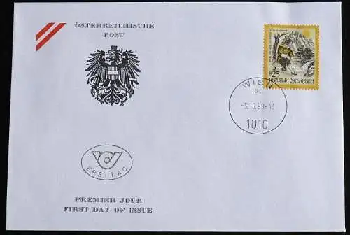 ÖSTERREICH 1998 Mi-NrR. 2257 FDC