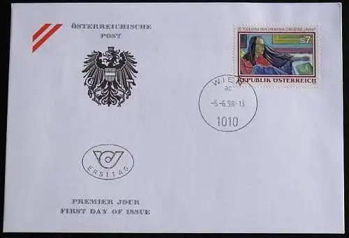 ÖSTERREICH 1998 Mi-Nr. 2256 FDC