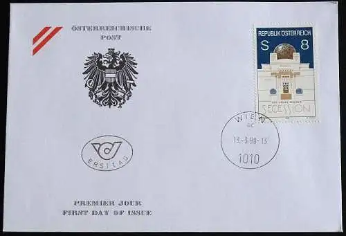 ÖSTERREICH 1998 Mi-Nr. 2247 FDC