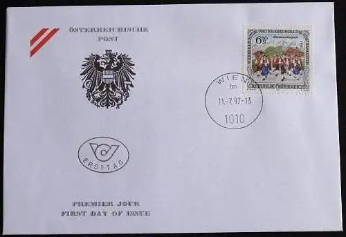 ÖSTERREICH 1997 Mi-Nr. 2227 FDC