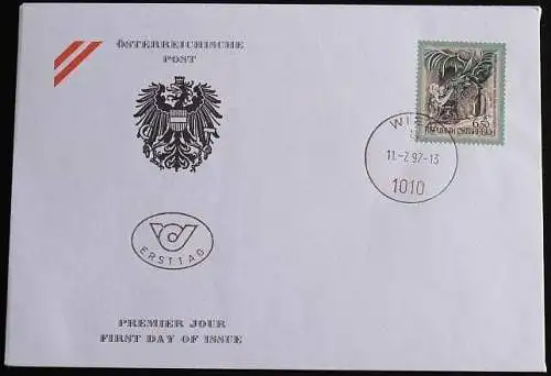 ÖSTERREICH 1997 Mi-Nr. 2226 FDC