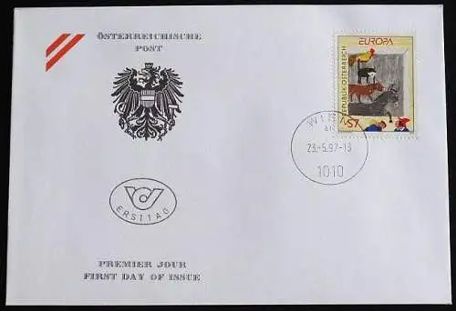 ÖSTERREICH 1997 Mi-Nr. 2221 FDC