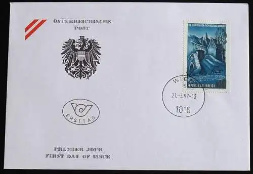 ÖSTERREICH 1997 Mi-Nr. 2213 FDC