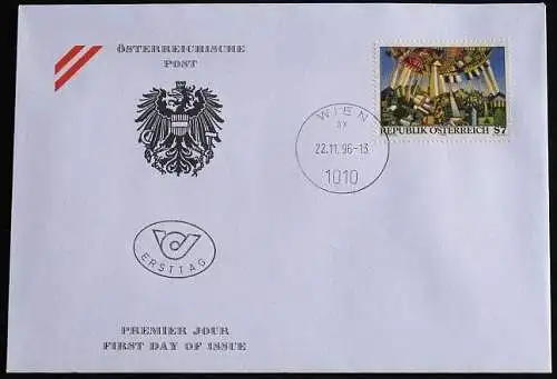 ÖSTERREICH 1996 Mi-Nr. 2206 FDC