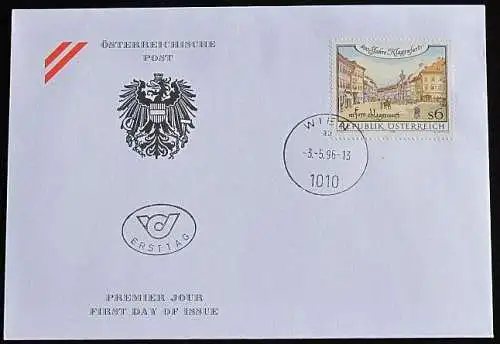 ÖSTERREICH 1996 Mi-Nr. 2186 FDC