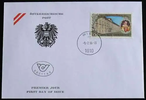 ÖSTERREICH 1996 Mi-Nr. 2178 FDC