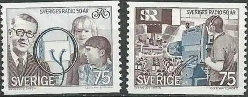 SCHWEDEN 1974 Mi-Nr. 889/90 ** MNH