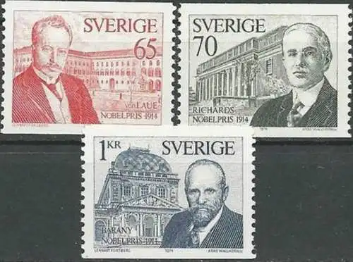 SCHWEDEN 1974 Mi-Nr. 886/88 ** MNH