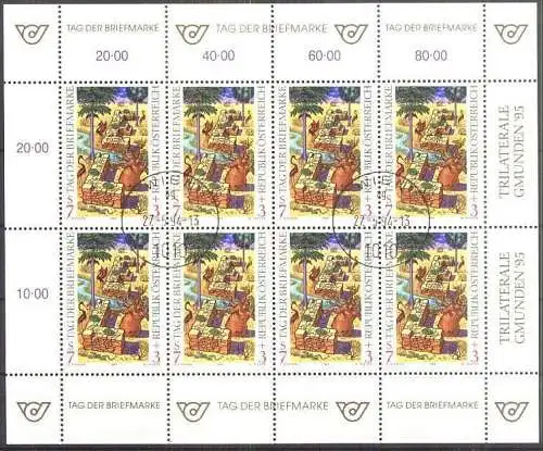 ÖSTERREICH 1994 Mi-Nr. 2127 Kleinbogen o used - aus Abo