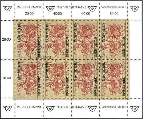 ÖSTERREICH 1991 Mi-Nr. 2032 Kleinbogen o used - aus Abo