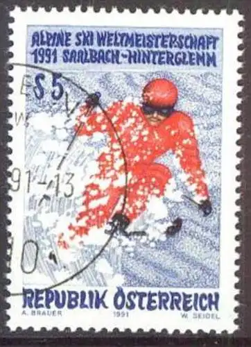 ÖSTERREICH 1991 Mi-Nr. 2014 o used - aus Abo