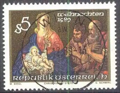 ÖSTERREICH 1989 Mi-Nr. 1977 o used - aus Abo