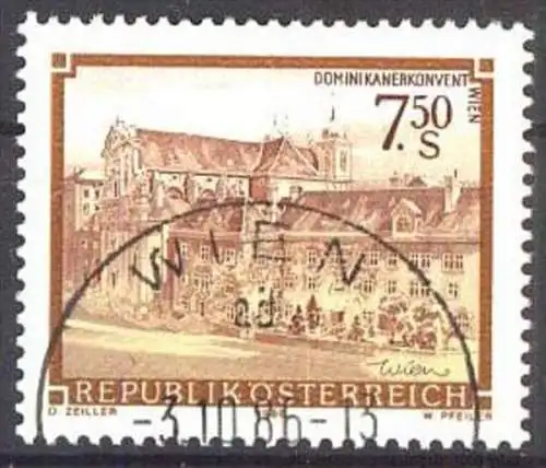 ÖSTERREICH 1986 Mi-Nr. 1863 o used - aus Abo