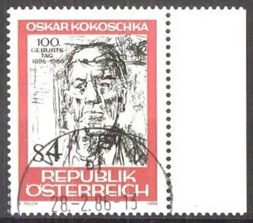 ÖSTERREICH 1986 Mi-Nr. 1841 o used - aus Abo