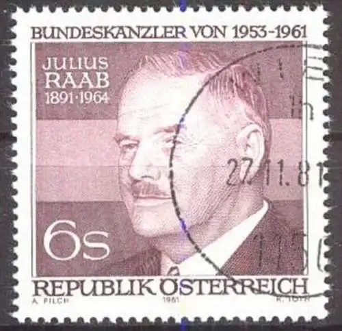 ÖSTERREICH 1981 Mi-Nr. 1690 o used - aus Abo