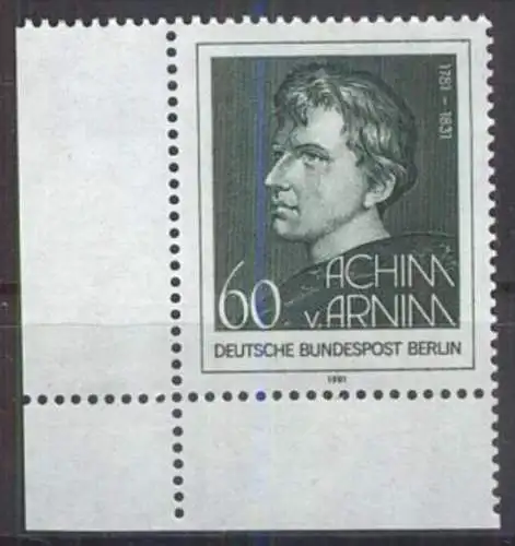 BERLIN 1981 Mi-Nr. 637 Eckrand ** MNH