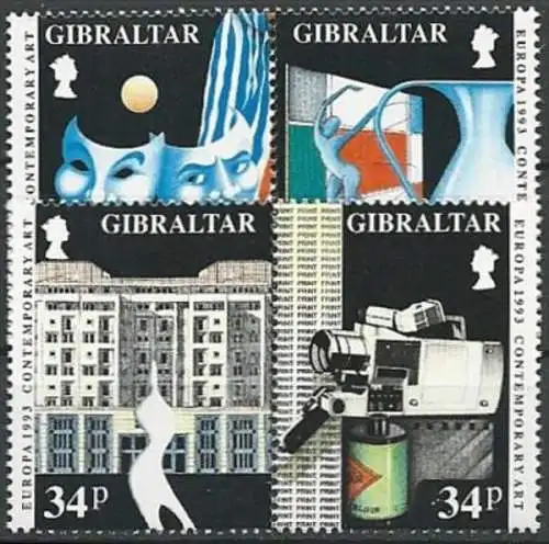 GIBRALTAR 1993 Mi-Nr. 654/57 ** MNH