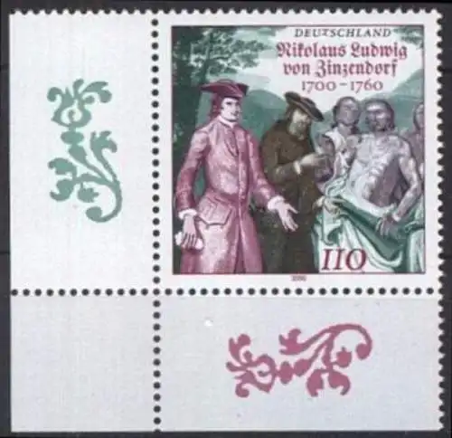 DEUTSCHLAND 2000 Mi-Nr. 2115 Eckrand ** MNH