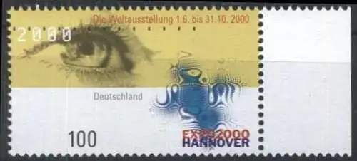 DEUTSCHLAND 2000 Mi-Nr. 2089 ** MNH