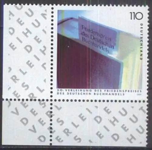 DEUTSCHLAND 1999 Mi-Nr. 2075 Eckrand ** MNH
