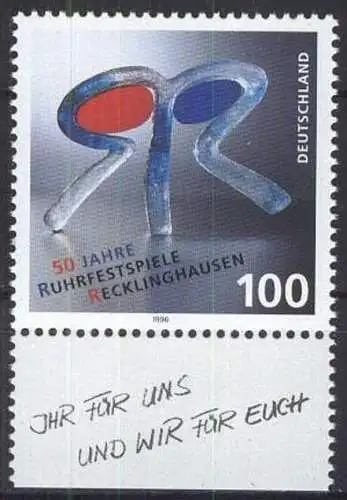 DEUTSCHLAND 1996 Mi-Nr. 1859 ** MNH